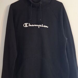 Champion Black Sweatshirt Hoodie Pullover